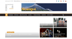 Desktop Screenshot of foronicaraguensedecultura.org